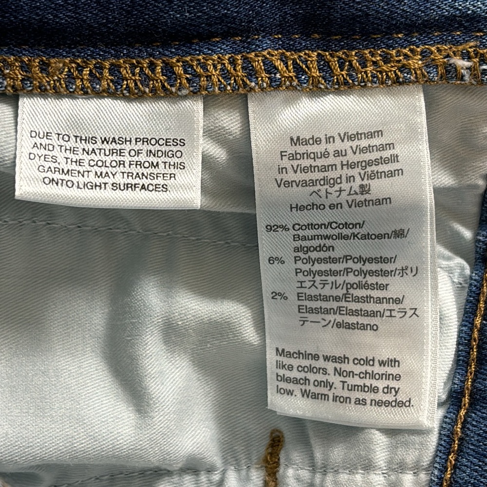 NWT J.Crew Point Sur Hightower Straight Jean with Let-own Hems Size 32 - Picture 12 of 12
